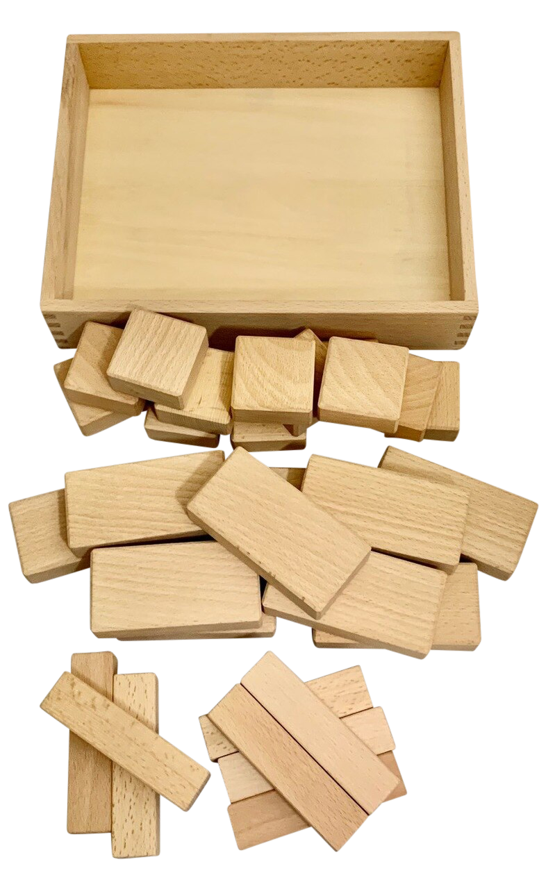 Mixed Wood Blocks Set/30 pieces