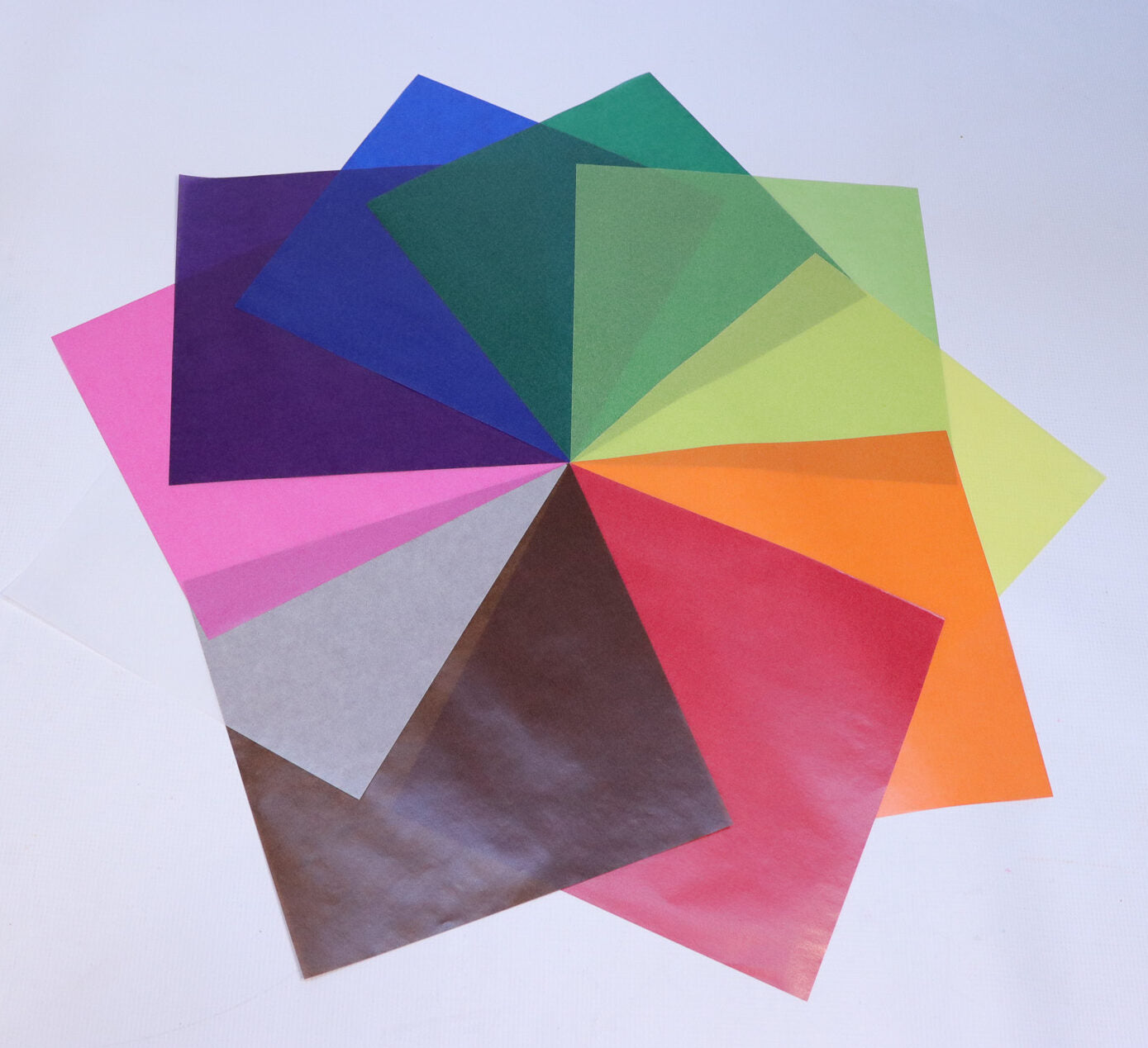 Heyda Glassen transparent kite paper 15 x 15 cm