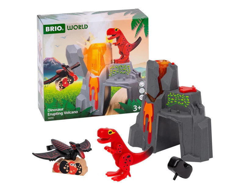 Brio World Dinosaur Erupting Volcano