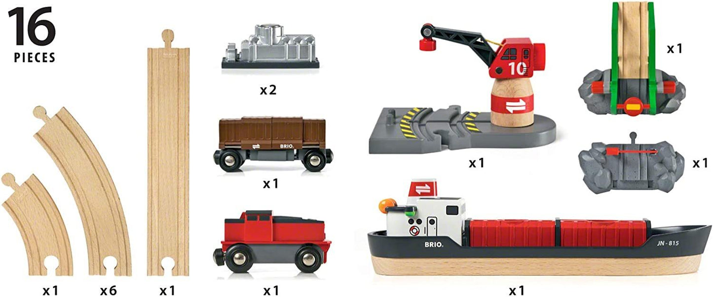 Brio World Cargo Harbour Set