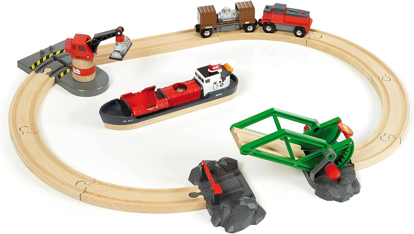 Brio World Cargo Harbour Set