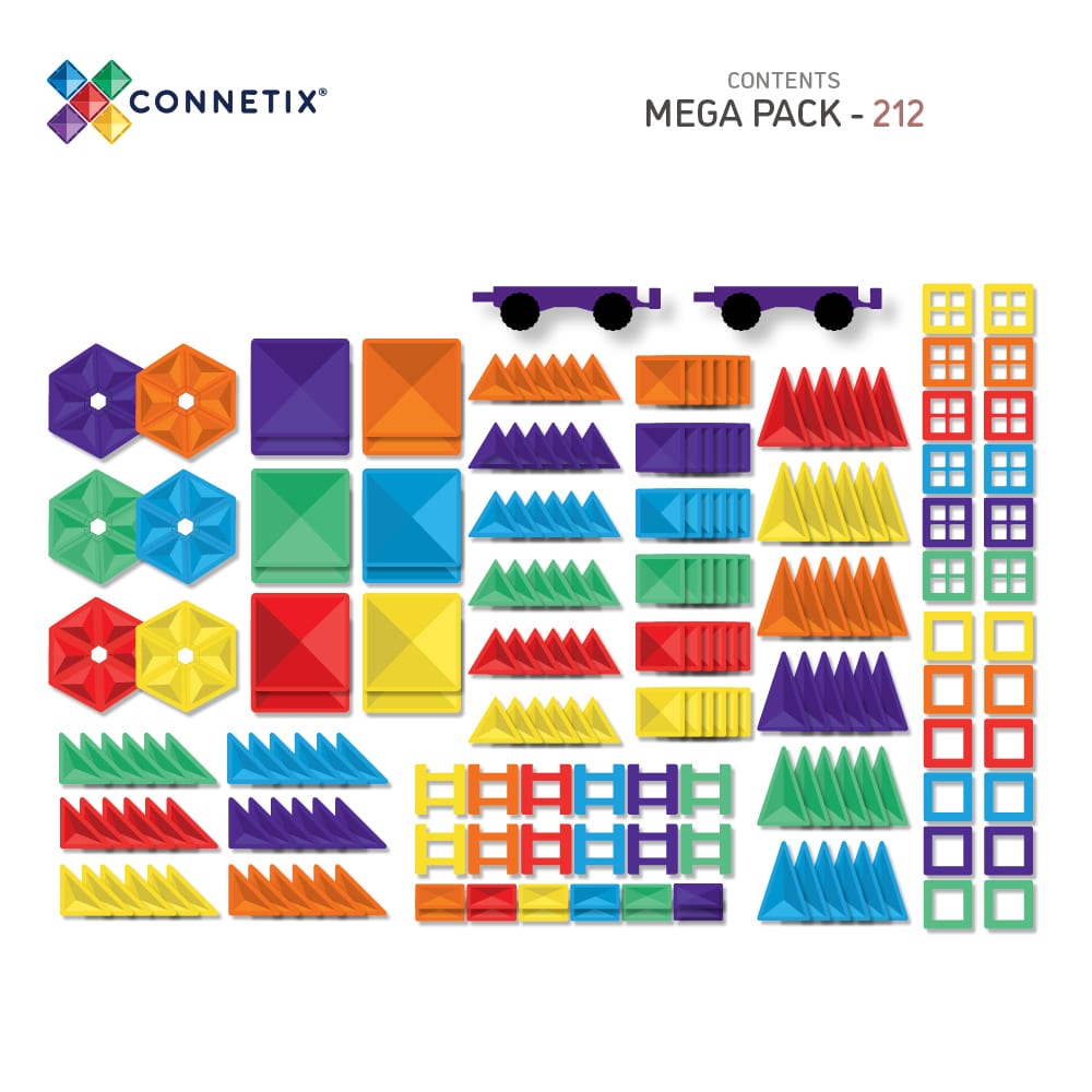 212 piece rainbow mega pack