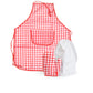 Apron, Chef Hat and oven mitt set