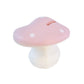 Pink mushroom toadstool money box (pink)