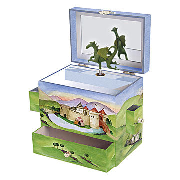 Jewellery Box (Music Box) Mythical Creatures (dragon)