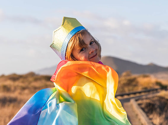 Sarah's Silks Cape (Rainbow)