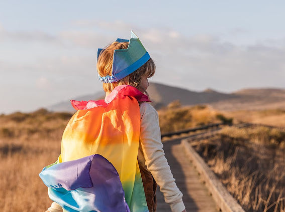 Sarah's Silks Cape (Rainbow)