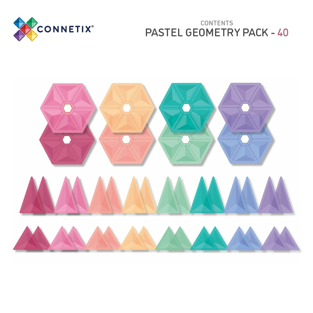 40 piece pastel geometry pack