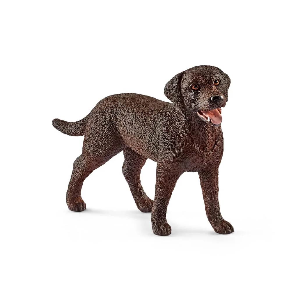 Schleich Labrador Retriever (female) chocolate lab dog