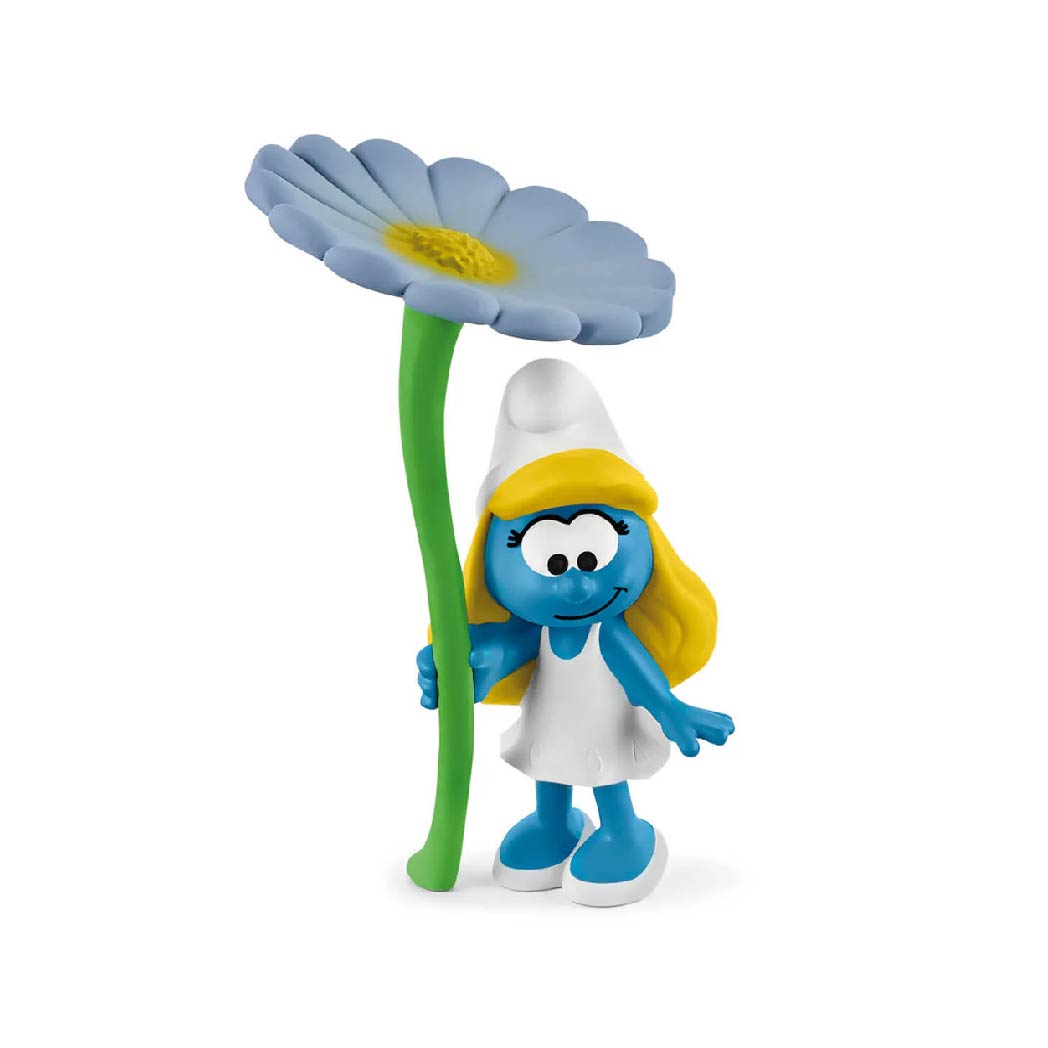 Schleich Smurfette with flower