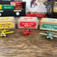 Tin matchbox Bi-plane (decoration only)