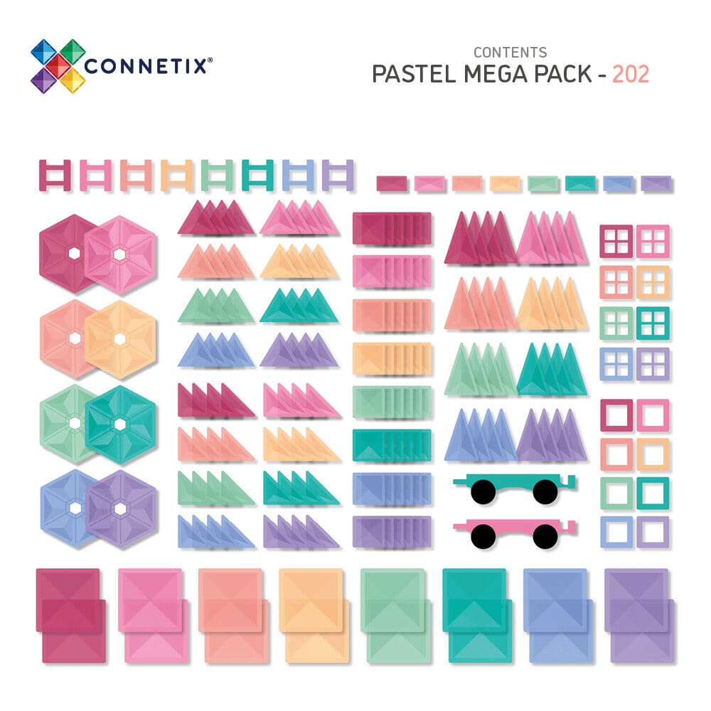 202 piece pastel mega pack