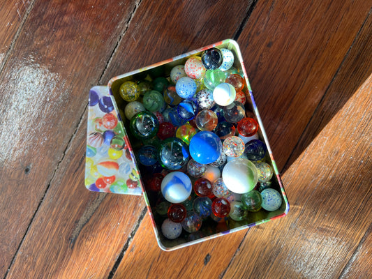 Tin of Marbles